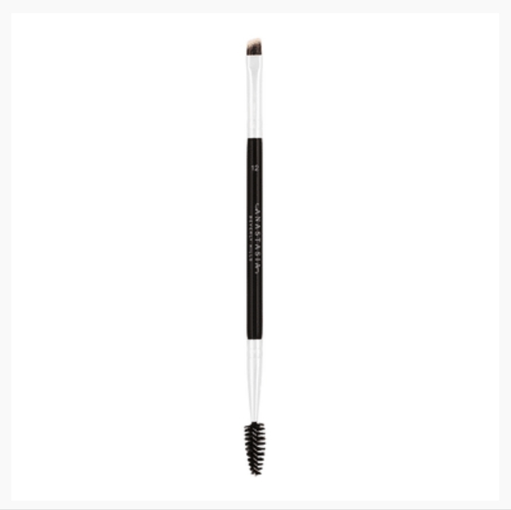 Anastasia Beverly Hills Dual-Ended Firm Angled Eyebrow Brush #12~NWT